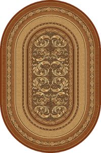 ARALIA light brown oval