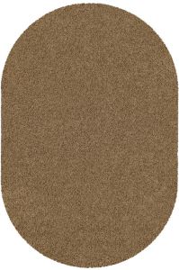 BASIC dark beige oval
