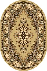 FATIMA S beige oval