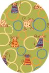 FELINE lemon oval