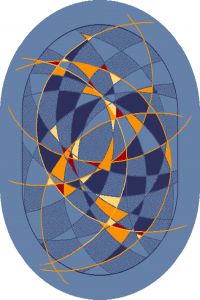 GLOSTER blue oval