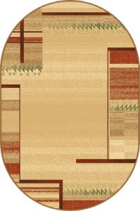 JANUS beige oval