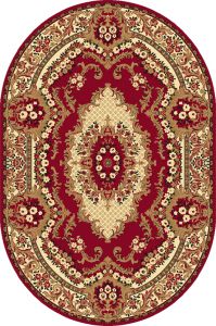 KROLEWSKI S dark red oval